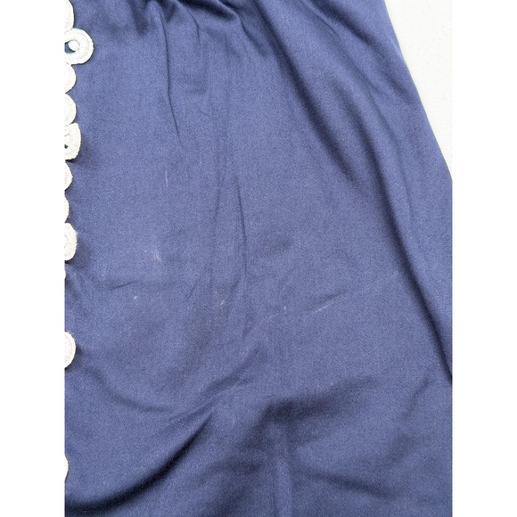 Lilly Pulitzer Dress Women 10 Navy White Betsey Strapless Lace Trim Resort Party - Picture 7 of 13